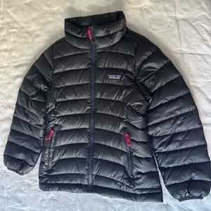 Patagonia Girls Down Jacket Small (7/8) black